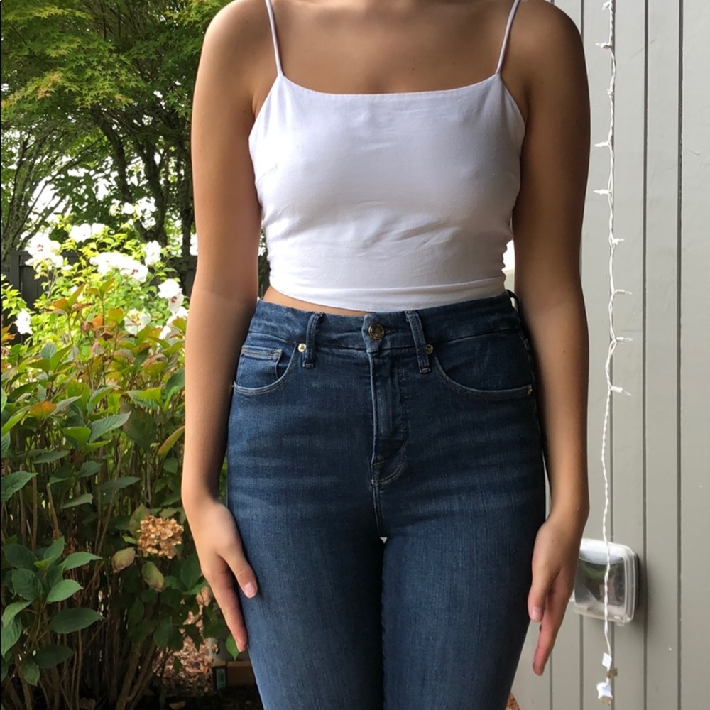 tie back white tank